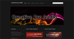 Desktop Screenshot of creativeproaudio.com